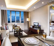 Dining space at Ascott Emerald City Suzhou