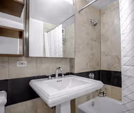 Fully furnished bathroom at West 20th Street Apartment, Chelsea