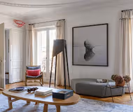 Tall french windows and high ceilings-Saint-Germain-des-prés - rue de Martignac