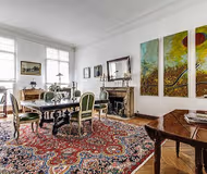 Stunning living area in Rue Scheffer Serviced Apartment, Champs Elysees