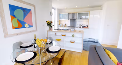 Living area at Accordia