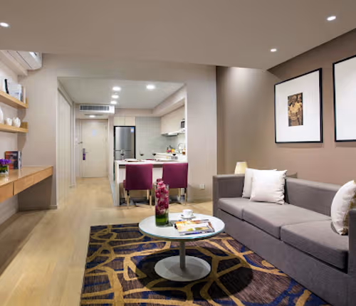 living space at Citadines Central Xi'an