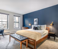 Luxury bedroom at East Chestnut Street #1720 Serviced Apartment, Gold Coast