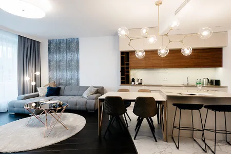 Luxury kitchen at Exclusive Apartment Hotel Wroclaw