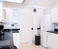 Fully equipped kitchen at Spacious &amp; Modern 1 BR - ZONE 1 - Netflix