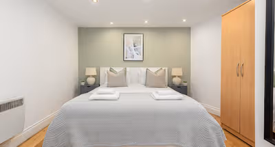 Bedroom at The Camden Flat