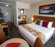 Bright living area at Quest Palmerston