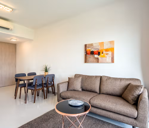 Living area at Gateway Drive Residences, Jurong