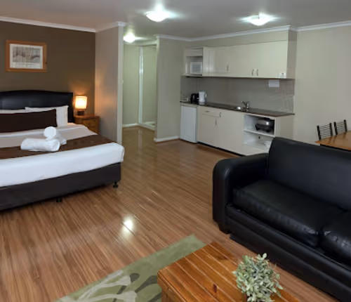 Spacious living area at Napoleon Street Apartment