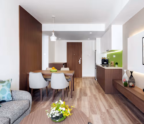 Living room at Citadines Regency Saigon