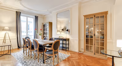 Bright living area at Liege Serviced Apartment, Champs Elysees
