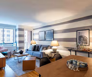 Comfy living area at West 15th Street Furnished Apartment, Chelsea