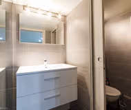 Luxury bathroom at Avenue Kléber Serviced Apartment, Champs Elysees