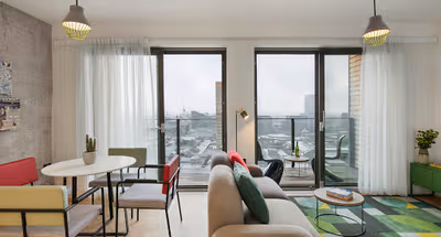 Living space - 2 bed apartment