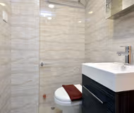 Bathroom at Possession Street Apartments, Hong Kong