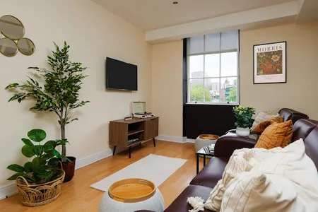 Living room at Short Term Rentals apartment
