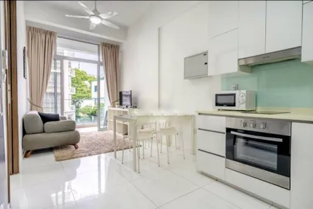 Bright living space at Rangoon Road Apartments, Central Business District