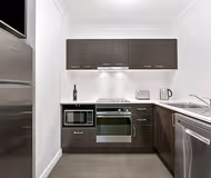 Simplistic living area in Quest Dandenong