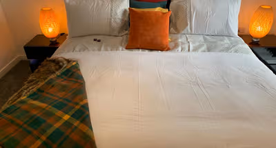 Superior bedroom in Lakeside Two Bed Luxury Flat No Parties No Events