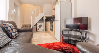 Living area at Jubilee Apartments