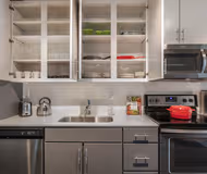 Luxury kitchen at West Lake Street #1803 Serviced Apartment, The Loop