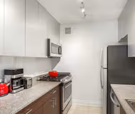 Full kitchen at View 34 Apartment