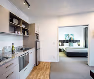 Full kitchen at Quest on Lambton