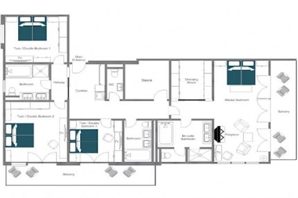 EXCEPTIONAL PENTHOUSE IN PRIME LOCATION-CENTRAL ZERMATT