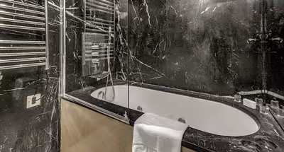 Bathroom at Chelsea Serviced Apartments by MySquare