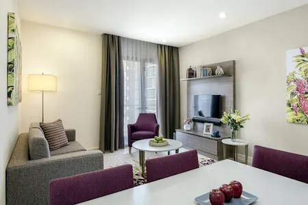 Simplistic living area in Somerset Medini Iskandar Puteri