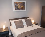 Bedroom at Newcastle upon Tyne apartment