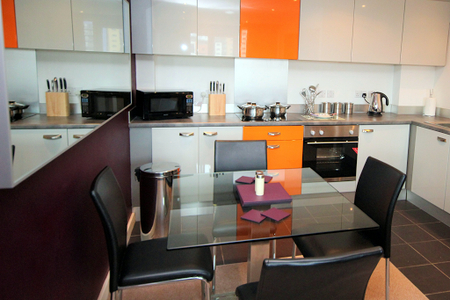Fully equipped kitchen at City Quadrant