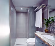 Bathroom at Soho Serviced Studios, Hong Kong