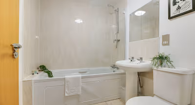 Bathroom at Gateshead apartment