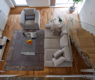 Living area at The Executive Townhouse