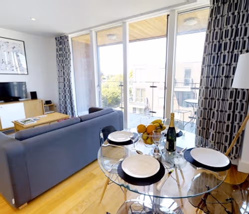 Bright living space at Accordia