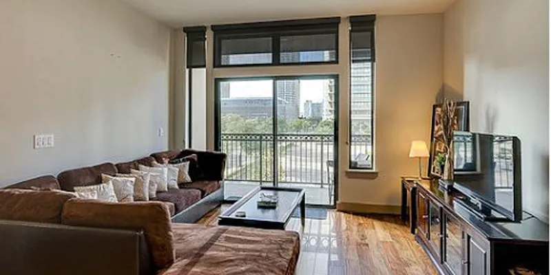 Living area at Montierra
