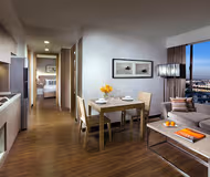 Comfy living area at Citadines Grand Central Sri Racha