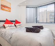 Cosy bed at Crescent Properties