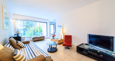 Bright living area at Trocadero Serviced Apartment, Champs Elysees