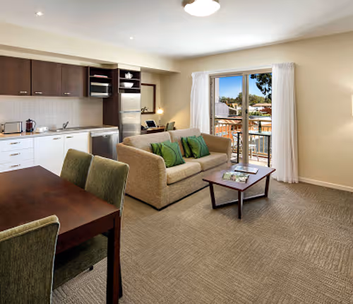 Stunning living area in Quest Echuca