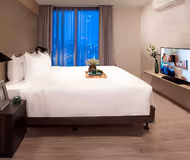 Stunning living area in Somerset Ekamai Bangkok