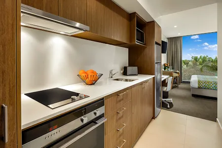 Full kitchen at Quest Mounts Bay Road