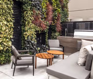 Bright living area at Mui Hing Street Serviced Apartments