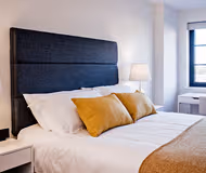 Master bedroom at Wessex Court