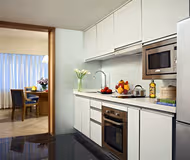Fully equipped kitchen at Somerset Riverview Chengdu
