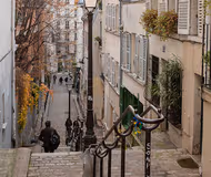 In the immediate vicinity of the Place des Abbesses