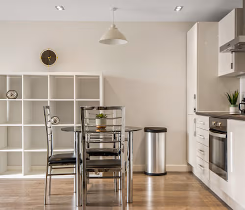 Living room at Hoxton Apartments by Mysquare