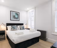 Luxury bedroom at Shaftesbury Avenue Covent Garden