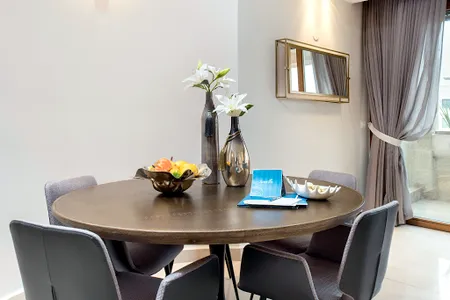 Dining space at King David Crown